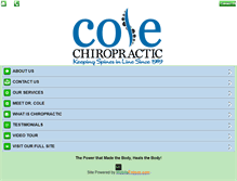 Tablet Screenshot of chiropracticcorpuschristi.com